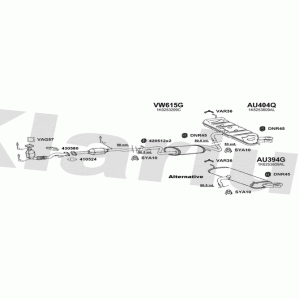 Klarius 940914 - Exhaust System