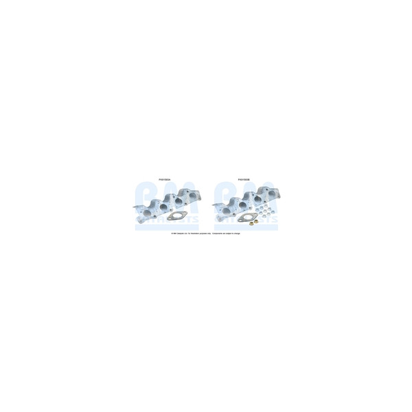 BM Catalysts FK91593 - Fitting Kit-Catalyst (Front)
