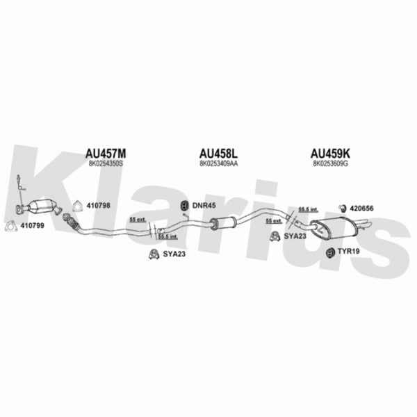 Klarius 940761 - Exhaust System
