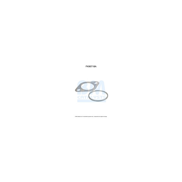 BM Catalysts FK90718 - Fitting Kit-Catalyst (Front)