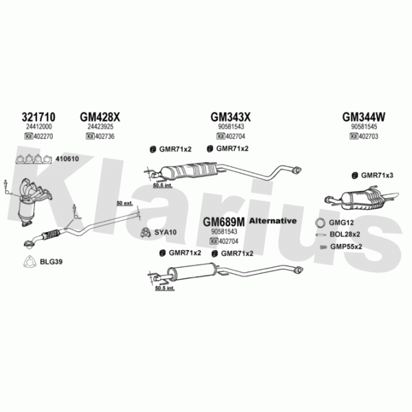 Klarius 391238 - Exhaust System