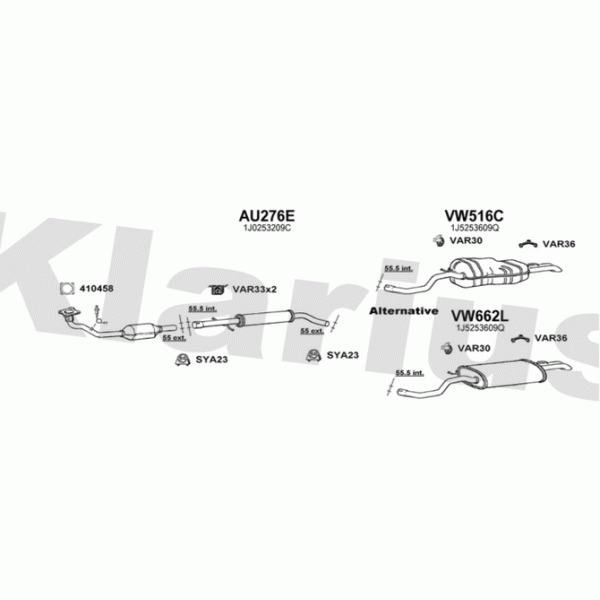Klarius 931863 - Exhaust System