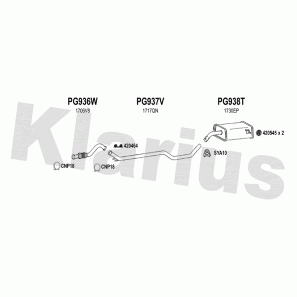 Klarius 631675 - Exhaust System