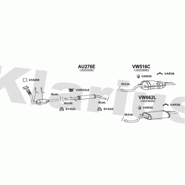Klarius 931700 - Exhaust System