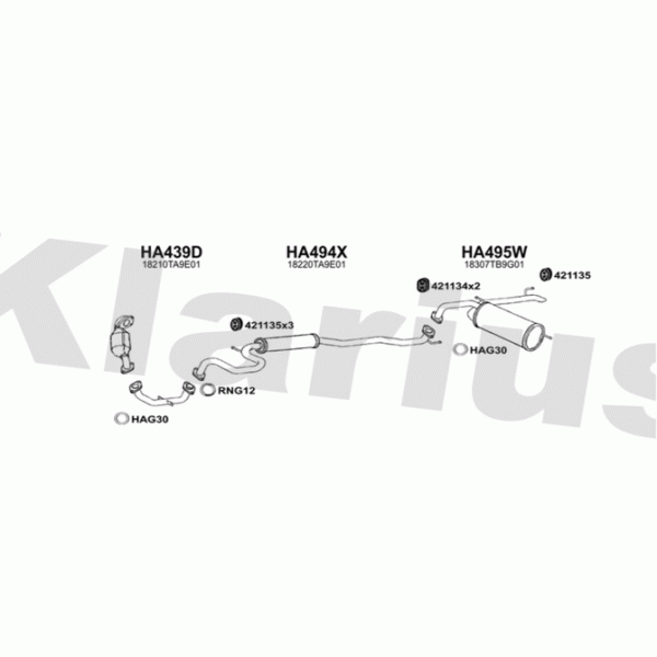 Klarius 420448 - Exhaust System