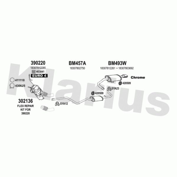 Klarius 060536 - Exhaust System