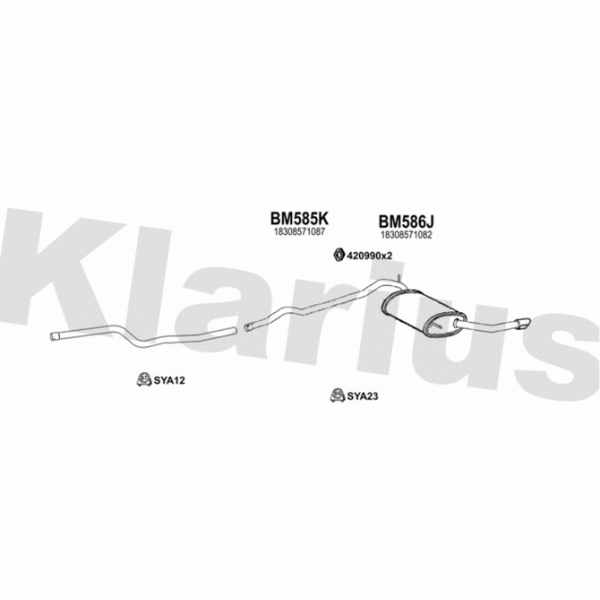Klarius 060588 - Exhaust System