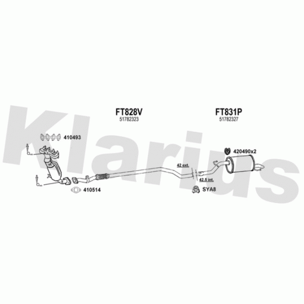 Klarius 330905 - Exhaust System
