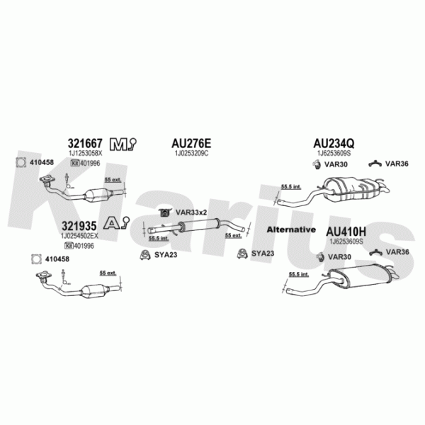 Klarius 931441 - Exhaust System