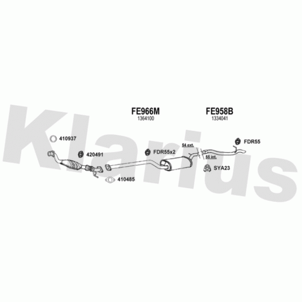 Klarius 361740 - Exhaust System