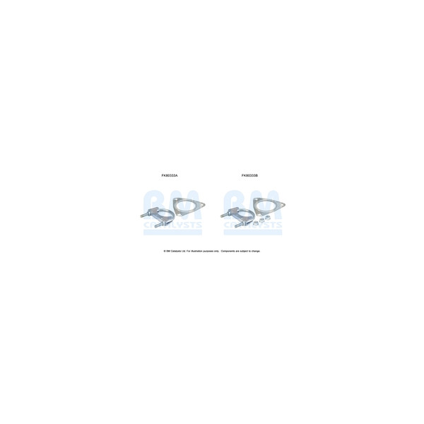 BM Catalysts FK80333 - Fitting Kit-Catalyst (Rear)