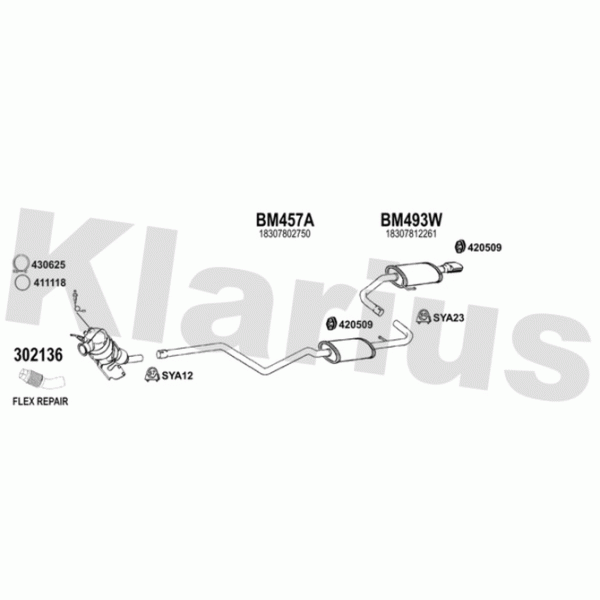 Klarius 060600 - Exhaust System