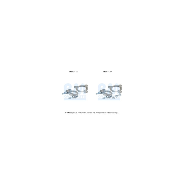 BM Catalysts FK80347 - Fitting Kit-Catalyst (Front)