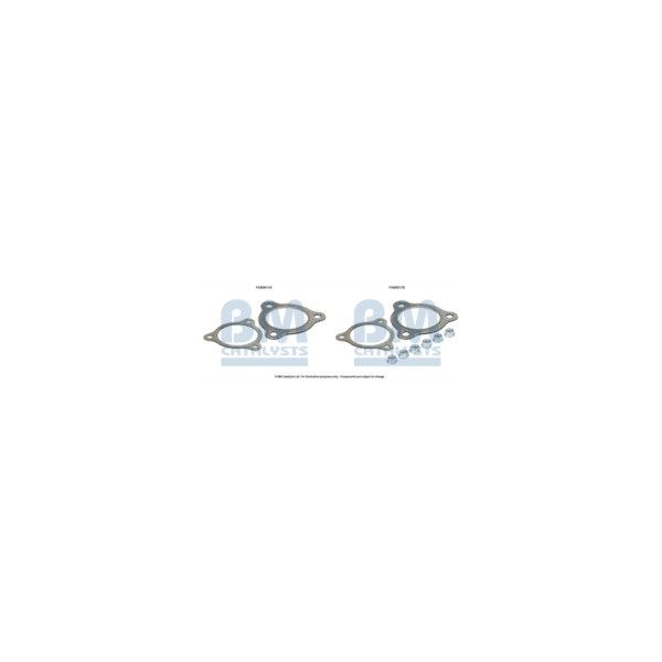 BM Catalysts FK80617 - Fitting Kit-Catalyst (Front)