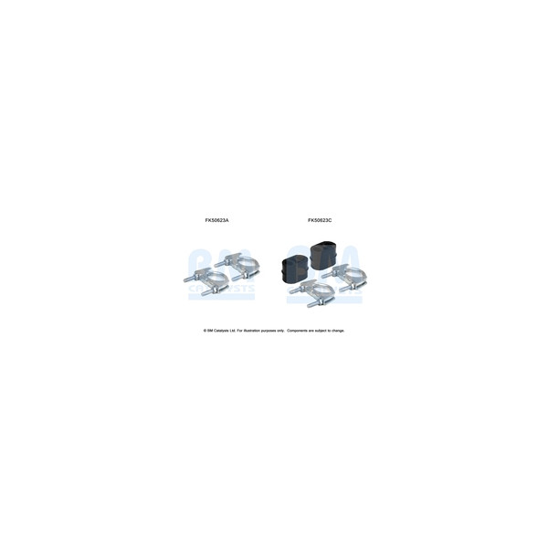 BM Catalysts FK50623 - Fitting Kit-Exhaust (Rear)