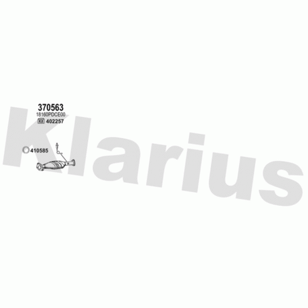 Klarius 420522 - Exhaust System