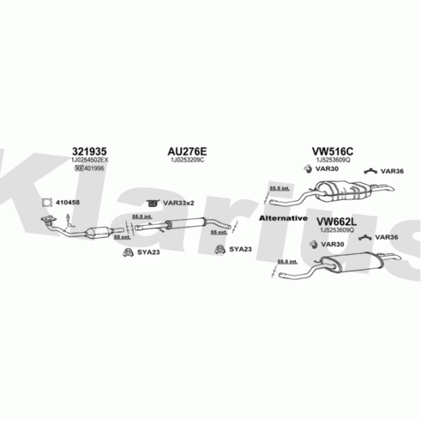 Klarius 931445 - Exhaust System
