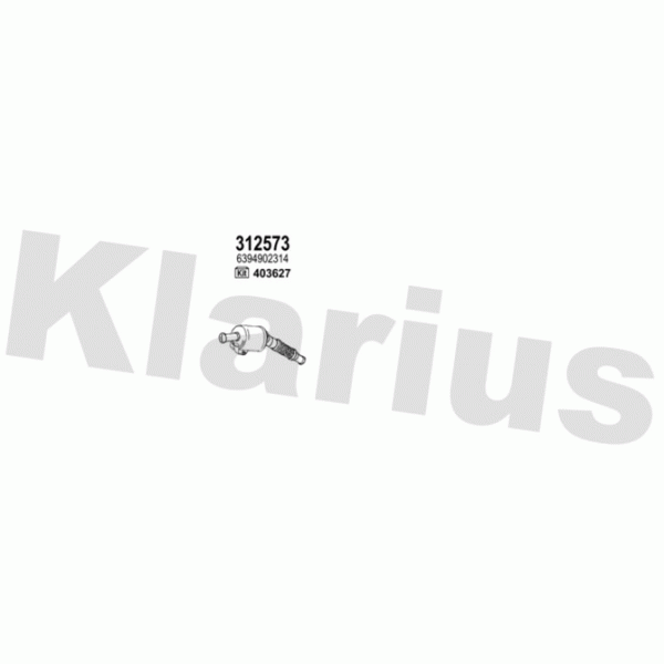 Klarius 601155 - Exhaust System