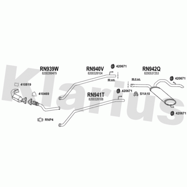 Klarius 391912 - Exhaust System