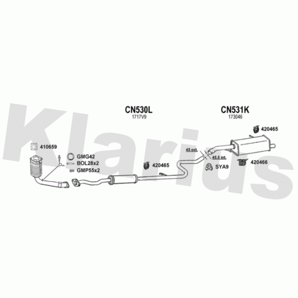 Klarius 180623 - Exhaust System