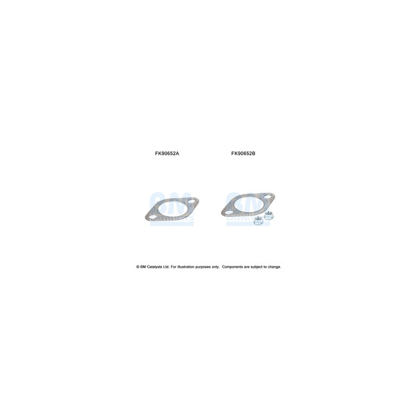 BM Catalysts FK90652 - Fitting Kit-Catalyst (Rear)
