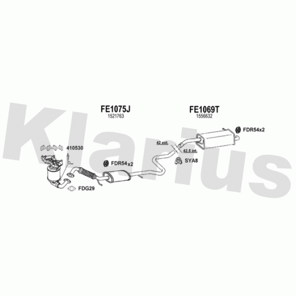 Klarius 362103 - Exhaust System