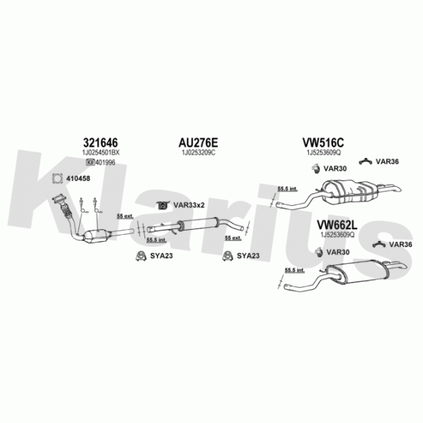 Klarius 931700 - Exhaust System