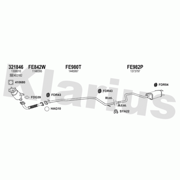 Klarius 361753 - Exhaust System