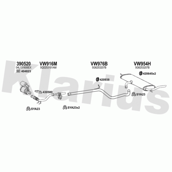 Klarius 931771 - Exhaust System