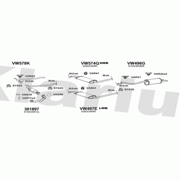 Klarius 931817 - Exhaust System