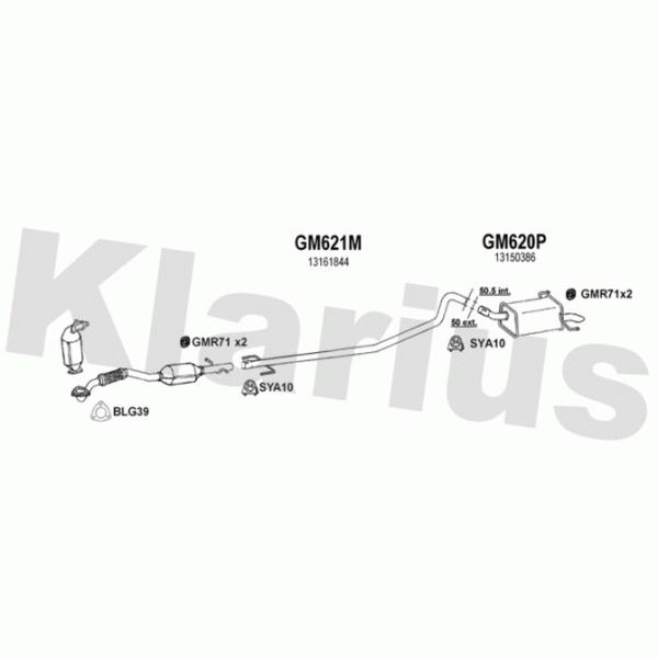 Klarius 391734 - Exhaust System