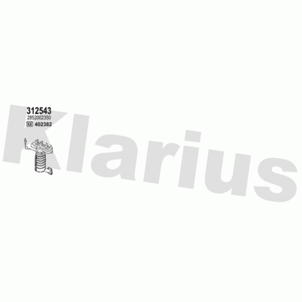Klarius 500186 - Exhaust System