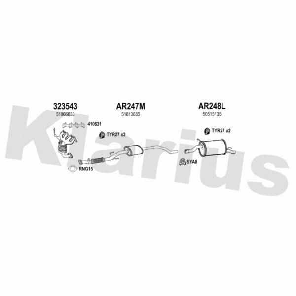 Klarius 030328 - Exhaust System