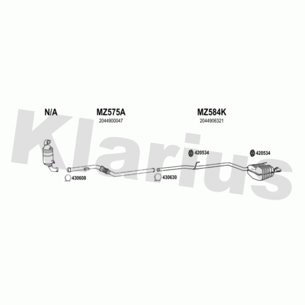 Klarius 601001 - Exhaust System