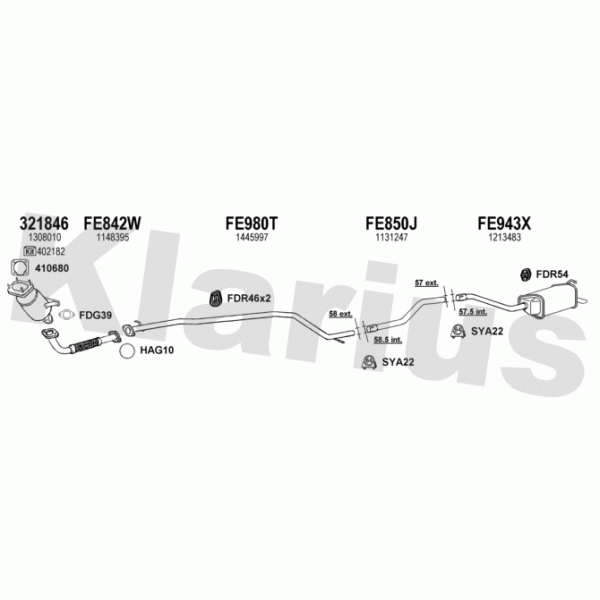 Klarius 361758 - Exhaust System