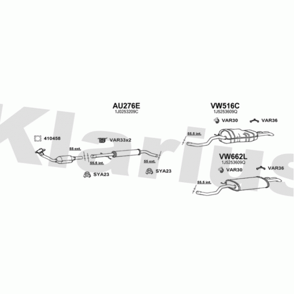 Klarius 931699 - Exhaust System