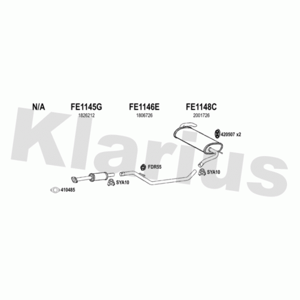 Klarius 362213 - Exhaust System