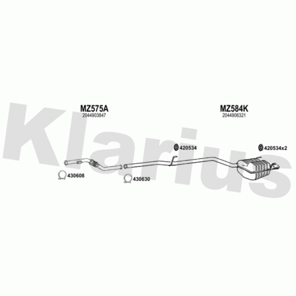 Klarius 601001 - Exhaust System