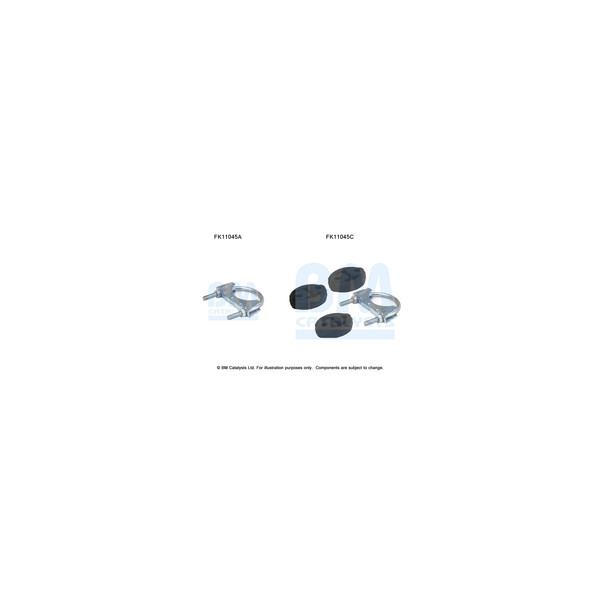 BM Catalysts FK11045 - Fitting Kit-Diesel Particulate Filter