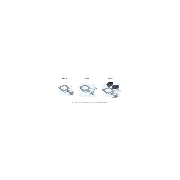 BM Catalysts FK91479 - Fitting Kit-Catalyst (Rear)
