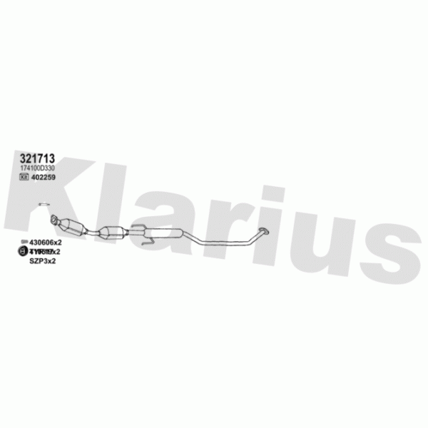 Klarius 900688 - Exhaust System
