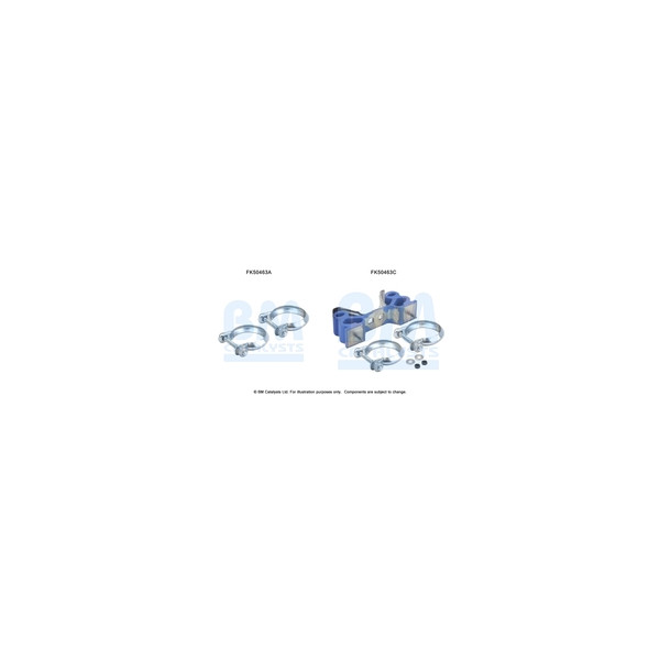 BM Catalysts FK50463 - Fitting Kit-Exhaust (Rear)