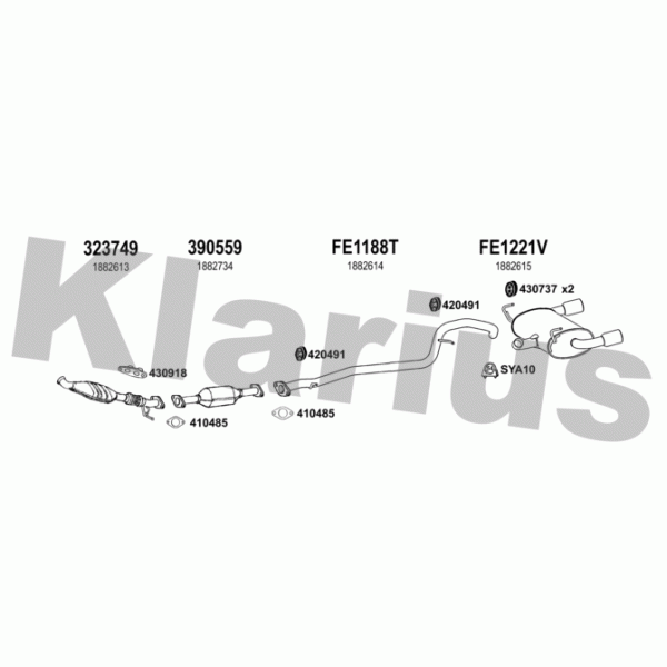 Klarius 362294 - Exhaust System