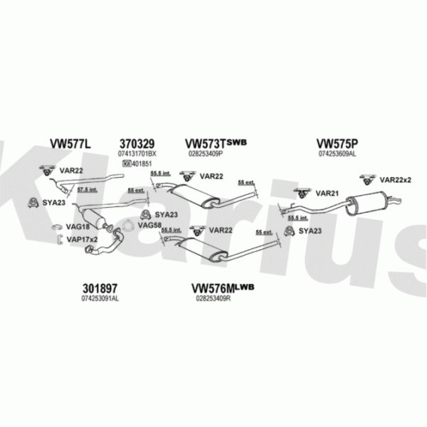Klarius 930816 - Exhaust System