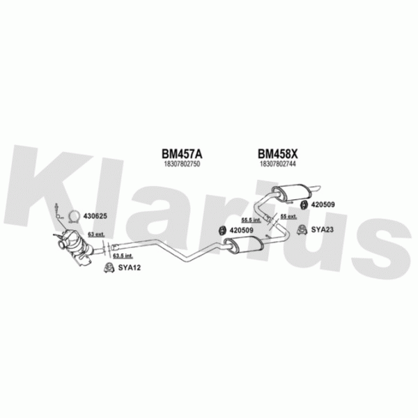 Klarius 060488 - Exhaust System