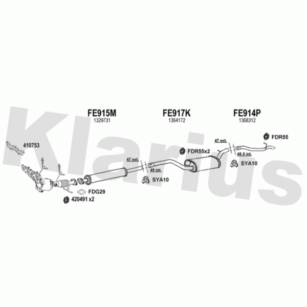 Klarius 361824 - Exhaust System
