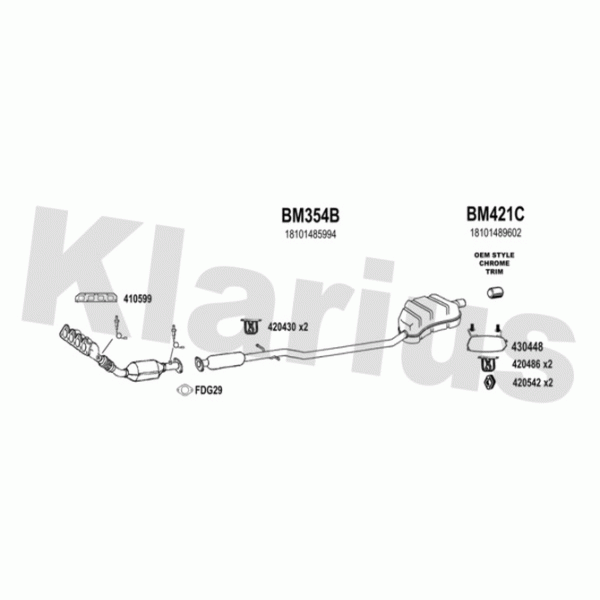 Klarius 620046 - Exhaust System