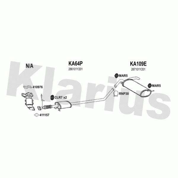 Klarius 500139 - Exhaust System