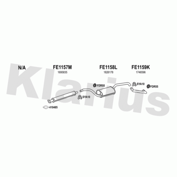 Klarius 362249 - Exhaust System