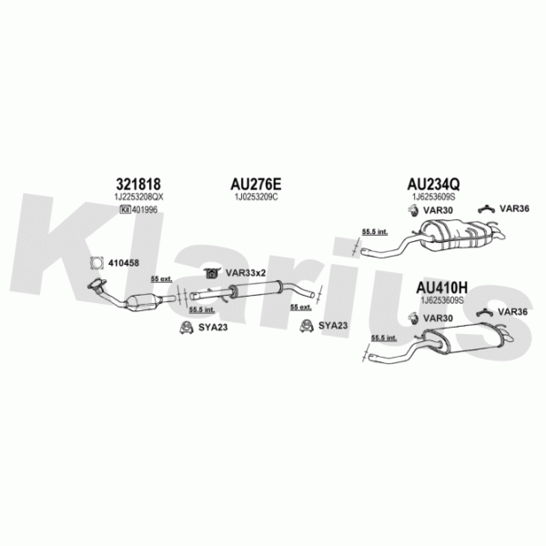 Klarius 931169 - Exhaust System